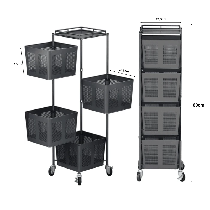 4-Tier Kitchen Shelf + Free Gift
